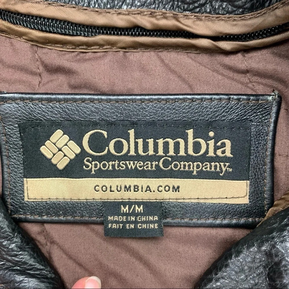 MEN'S Columbia Sportswear Company Leather Chore Coat  size Medium - Picture 3 of 10